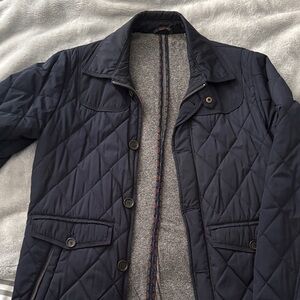 Ted Baker men’s navy blue quilted jacket